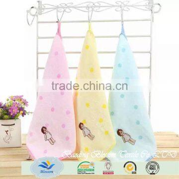 home textiles good quality embroidered 100% cotton hand towels