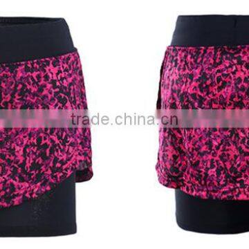 Directly Sale Women Double-deck Waistband Yoga Training Shorts photo-3