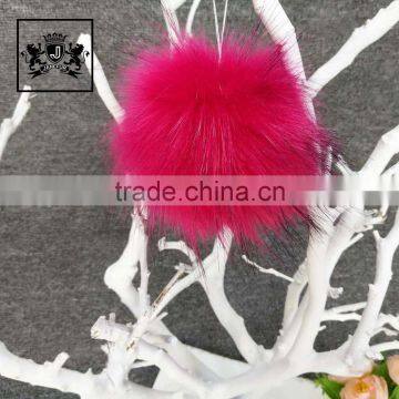 Beautiful fake fur ball fur keychain cute keychain pom pom free pom