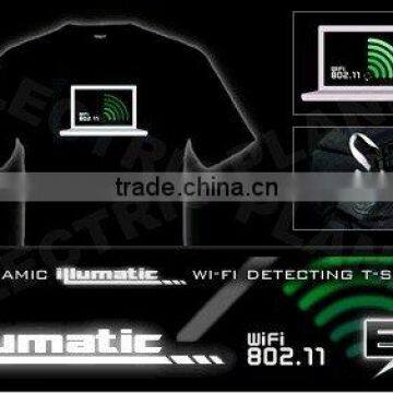 [Super Deal]Wholesale fashion hot sale T-shirt A9,el t-shirt,led t-shirt