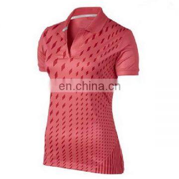 Dye sublimation high end dri fit golf shirts