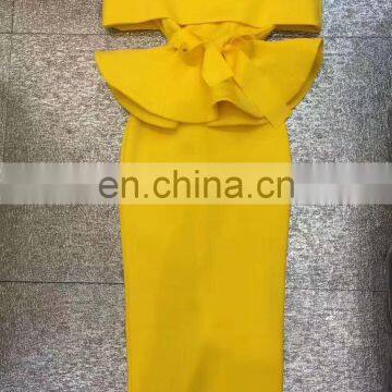 Women 2 Piece Wedding Dress Bridal Gown Fashion Prom Dress photo-4