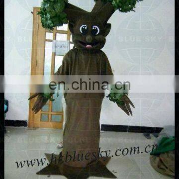 The simulation leaves tree mascot costumes