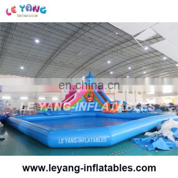 Dolphin splash Water Park, Inflatable Slide Pool Park Outdoor Fun water Play