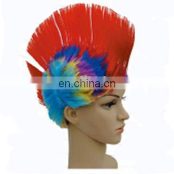 MCW-0430 Party Masquerade synthetic short colorful Punk wig for man