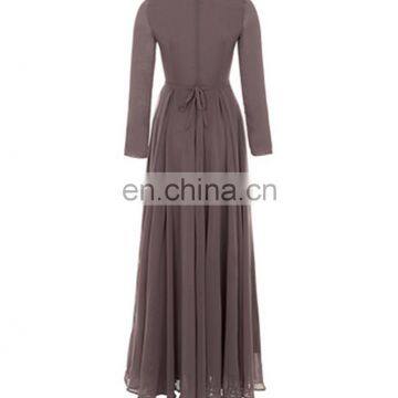 New arrival abaya kimono long sleeve new model abaya in dubai fashion islamic clothing sexy muslim dress 2017 wholesale