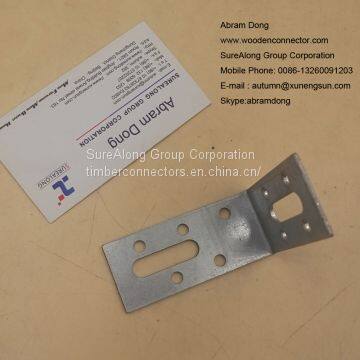Angle connector without reinforcement rib