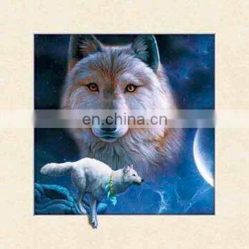 New 2018 wolf/tiger 5d picture for decoration/selling/gift