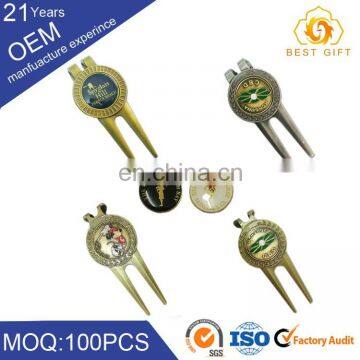 Bulk Metal Magnetic Eco-friendly Golf Outil Divot Repair Tools With Custom photo-2