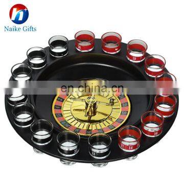 Shot Glass Roulette Drinking Game Set ( 2 Balls and 16 Shot Glasses)