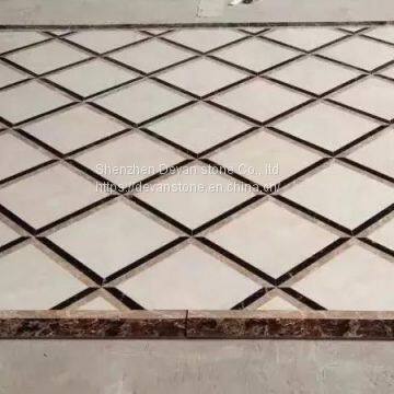 Marble Floor Waterjet Round Medallion photo-3