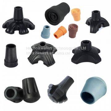 Rubber Tip for Walking Stick Trekking Poles - Replacement Pole Tip Protectors Fits Most Standard Hiking Poles photo-5
