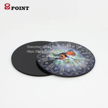 Creative Digital Wall Hanging Clock Sublimation MDF Materials photo-3