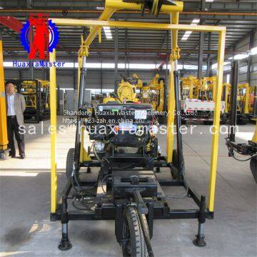Working Effiency Equipped With Ball Card Core Borer Machine XYX-130 Wheeled Hydraulic Core Drilling Rig photo-3