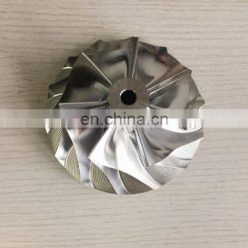 HX50 7+7 blades 71.00/99.01mm 4035887/4036317 turbo milling/aluminum 2618/billet compressor wheel for 4089860/4031411/4046127