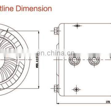 Настроенный 12В 1,6 кВт 2 л.с. прямый стартер-мотор погрузчика для ступицы колеса photo-5