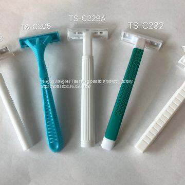 Disposable razor Twin Blade Stainless Steel Plastic Handle Shaver