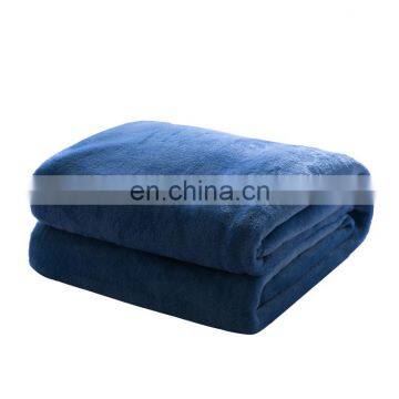 TEX-CEL OEM 100% polyester flannel blanket two sides brushed fleece blanket