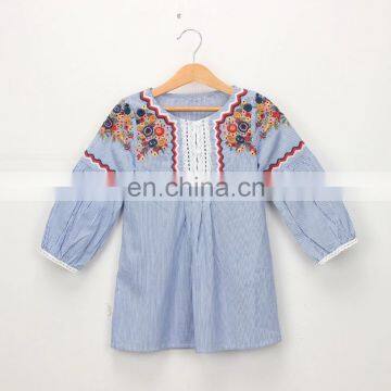 Girl Kids Blouse Long Sleeve Vintage Blouse Boho Clothing