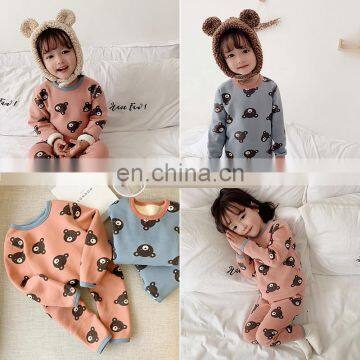 4142 Own Designer Team and Factory Baby Girl Pajamas Kids Home Sleepwear photo-2