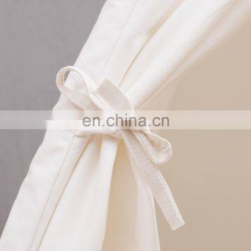 Portable Kids Cotton Teepee Tent Canvas Indian Children Play Tent Kids Playhouse, Class White One Window Style photo-5