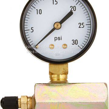 Leak Testing Pressure Gauge, 3/4
