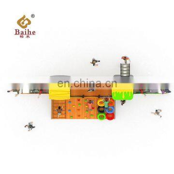 Hot Sale Wooden Kids Slide Outdoor Playground PE Board Slide photo-2