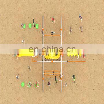 EU Standard Physical Training Series Baihe Outside Outdoor Plastic Slides Playground Guaranteed Quality photo-3