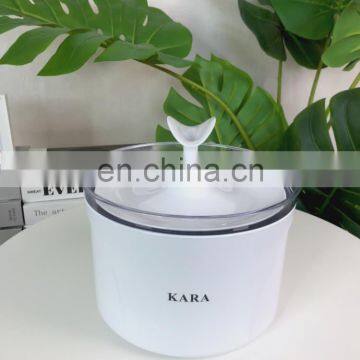 Manufacturer wholesale automatic battery filter drinking LED round cat water fountain