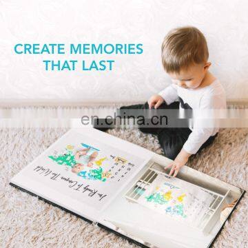 Organic Baby Monthly Milestone Blanket for Baby Boy or Girl | Unforgettable Premium Organic Cotton photo-6