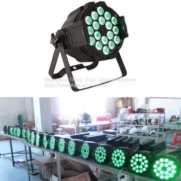 aluminum alloy high power led par64 RGBWA+UV 6in1 wedding lighting cheap led stage light