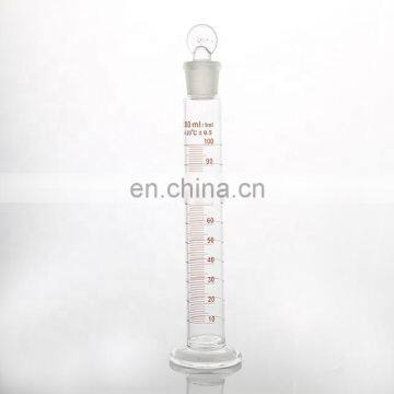 Laboratory 50ml 100ml 250ml 500ml glass measuring cylinder