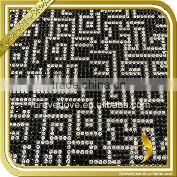 Bling Bling Rhinestone Mesh Crystal Mesh Fabric Adhesive Rhinestone Sheet FRM-188