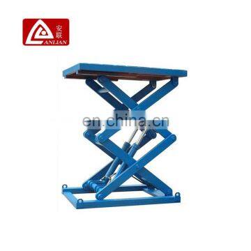 The fixed type hydraulic lifting work platform