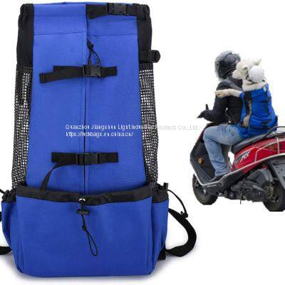 Motorcycle wholesale safety extra Pockets Adjustable travel pet carrier backpack