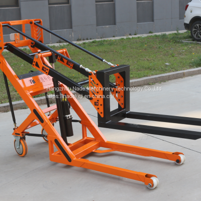 Warehouse Forklift Trucks Electric Pallet Stacker Lifter Battery Powered photo-2