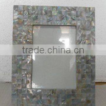 Lacquer Frame, photo frame, mother of pearl frame,