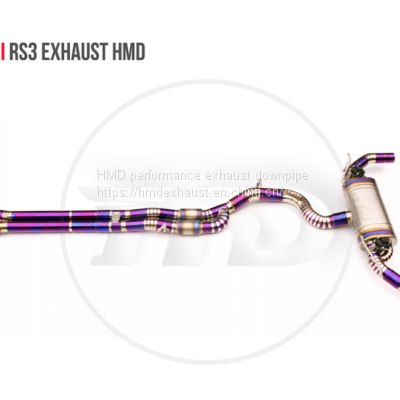 Titanium Alloy Exhaust Pipe Manifold Downpipe is Suitable for Audi RS3 Auto Replacement Modification Electronic Valve Whatsapp008613189999301 photo-3