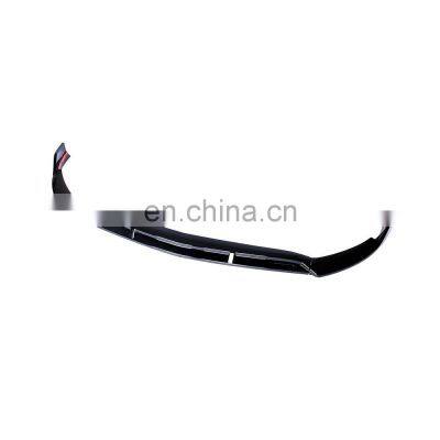 ABS Front Bumper Lip Splitter for Mercedes Benz W205 W206 C-Class C300 Sport Painted Black 2018-2019 photo-3