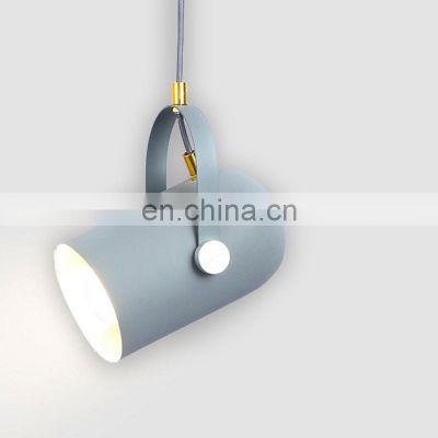 2021 Macaron Aluminum Lamp Shade LED Pendant Light LED Chandelier for Living Lighting