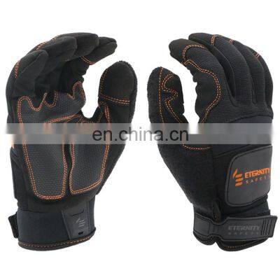 Back magnet touch guantes industrial mechanics gloves custom logo