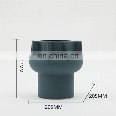 Gear Style Ceramic Colorful New Modern Decoration Flower Vase for Home photo-4