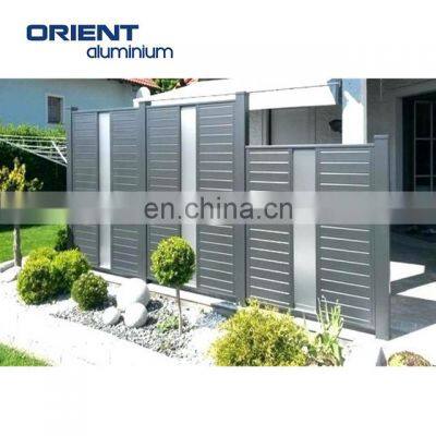 Hot Front yard Decorative wall aluminium fence design for sale