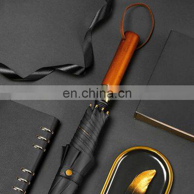 Introducing Luxury Custom Logo 8 Rib Windproof Straight Waterproof Recycled Colour Umbrella photo-4
