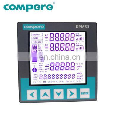 KPM53 Series Three-phase Smart Panel Power Meter Monitor Energy Consumption For Smart Distribution System photo-3