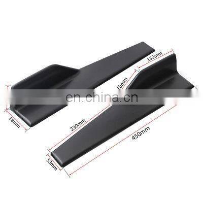 Universal Side Skirt Extension Rocker Left & Right Splitters Winglet Wings Canard Diffuser 45cm 86cm