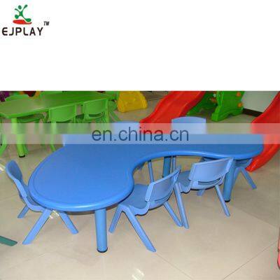 Good sale products children plastic study table chair set