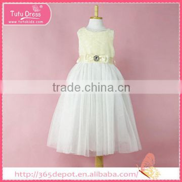 Breathable girl daily wear dress flower girl dress