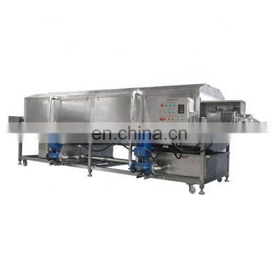 SS304 Plastic Basket Washer Machine Washing Tunnel Turnover Plastic Box Basket Tray Washing Machine Vegetable Drum Washing