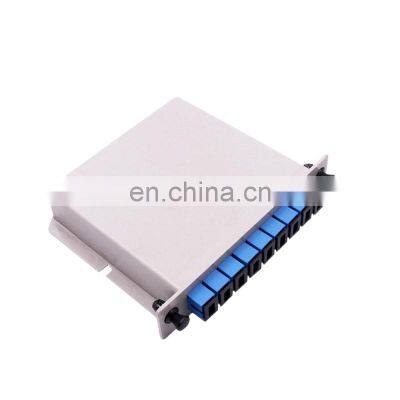 FTTH Sc APC/UPC Fiber Optic Cassette Type 1X8 PLC Splitter